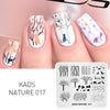 Kads Nail Art Template 36 Designs Chinese Style Ink-Painting Wordart Image Template Nail Stamping Plate Nail Art Stencils