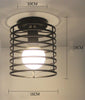 Ceiling Lights Iron Modern Ceiling Lamps For Living Room  Industrial Decor E27 Led Light Fixture Restaurant Lamp Modern Lantern