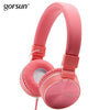 Hifi Stereo Metal Wired Headphone Foldable Headset Fm And Over-Ear Adjustable With Mic For Smart Phone For Mobile Gorsun Gs776