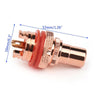 Areyourshop Rca Female Socket Chassis Connector Copper Plug Jack 32Mm 1/4Pcs White Red High Quality Connector Plug Jack