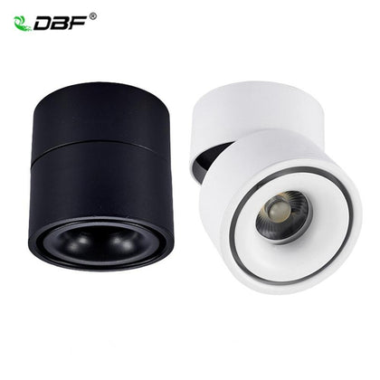 Foldable 360 Degree Rotation LED Ceiling Spot Lights 7W 10W 12W 15W LED Downlight Surface Mounted for For Kitchen Bathroom Light