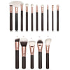 15Pcs Pink Makeup Brushes Set Pincel Maquiagem Powder Eye Kabuki Brush Complete Kit Cosmetics Beauty Tools With Leather Case