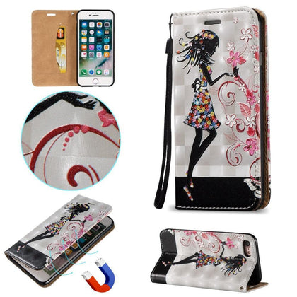 Luxury Magnetic Flip Leather Case For iphone On X 10 5 5S SE 6 6S 7 8 Plus Stand Cover Silicone Case Capa With Card Slot Coque