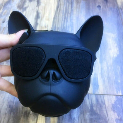 fashion Aerobull Dog Head Bluetooth 4.1 Lanyard Bulldog Bluetooth wireless speaker HIFI subwoofer support U disk TF card