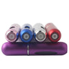 5Ml Fashion Aluminum Star Shape Portable Travel Perfume Spray Empty Bottle Glass Perfume Cosmetics Sprayer Free Shipping