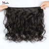 Malaysian Loose Wave With Closure Meetu Human Hair Bundles With Closure Middle Part Non Remy Hair Extensions With Lace Closure