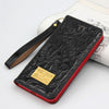 Latest Camellia Wallet Flip Patent Leather Case For Iphone X 6S 8 7 Plus Xs Max Genuine Leather Phone Cover Cases Bag Pouch