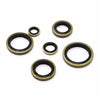 150Pcs High Press Hydralic Rubber Oil Pipe Seal Gasket Nbr Metal Seal Ring Assortment Kits