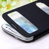 Asuwish Flip Cover Leather Case For Samsung Galaxy S3 Galaxys3 Neo Duos S3 S 3 Gt I9300 I9301 I9301I I9300I Gt-I9300 Phone Cases