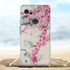 For Google Pixel 2 Xl Case Cover Silicon Luxury 3D Flower Painted Soft Tpu Cover For Coque Google Pixel 2 Xl Case Pixel Xl2 Capa