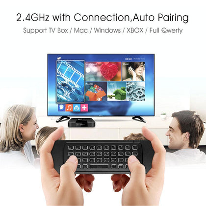MX3 Fly Air Mouse Russian English Backlit MX3 Pro Smart Voice Remote Control IR Learning 2.4G Wireless Keyboard For Android Box