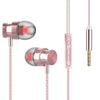 Metal Magnetic Headphone 3.5Mm In Ear Earphone Wired  Earpiece With Mic Stereo Headset For Samsung Xiaomi Phones Kulaklik Earbud