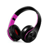 Colorful Wireless Earphones Bass Bluetooth Headphones Over-Ear Foldable Headset Handsfree With Mic For Gaming Phone Computer