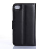 Konsmart New Book Style Wallet Cover For Iphone 4S Flip Pu Leather Case For Iphone 4 4S Iphone4S Black Funda Cellphone Cases (Black)
