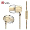 Uiisii Hm7 Hm9 In-Ear Headphones Super Bass Stereo Earphone With Microphone Metal 3.5Mm For Iphone /Samsung Phone Go Pro Mp3