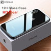Cafele Tempered Glass Case For Iphone X Xr Xs Max Case Soft Tpu Edge + Transparent Glass Back Cover For Apple Iphone X 10 Xsmax