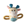 Lovely Dog Toys Pet Puppy Chew Plush Cartoon Animals Squirrel Cotton Rope Ox Shape Bite Toy Tobacco Pipe Shaped Squeak Toys