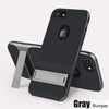 For Apple Iphone 6 6S S 7 8 Plus + Cases Luxury Shockproof Rugged Hybrid Stand Case For Iphone 8 Plus 7 6S  6 Full Phone Cover