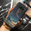 Yamizoo Luminous Case For Samsung Galaxy S7 S8 S9 Plus Pc Case Moon On S8 Back Cover For Samsung S7 Edge Note 8 Phone Cases Hard