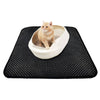 Black Waterproof Cat Litter Mat