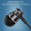 Langsdom 2019 M305 Hifi Earphone For Phone Bass Metal Headphones In-Ear Headset Stereo Earbuds With Mic For Iphone Xiaomi