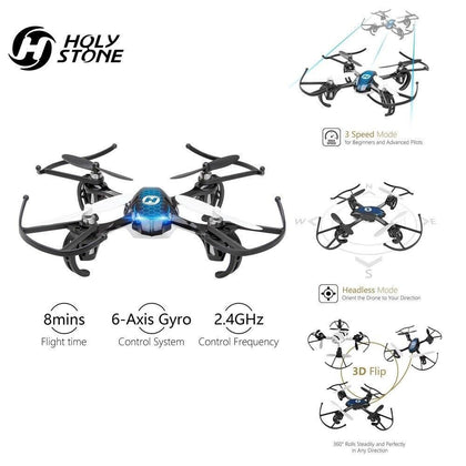 [EU USA Stock] Holy Stone HS170 Predator Mini RC Helicopter Drone Remote 30-50meters 2.4G 4 Channels perfect for Drone Training
