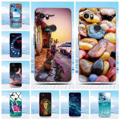 For Google Pixel 2XL Case Pixel 2 XL Cover Silicon Animal Flower Painted Soft TPU Cover For Google Pixel 2 XL Case Cover Shell