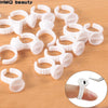 Wholesale 50/100Pcs Disposable Eyelash Extension Glue Rings,Eyelash Extension Glue Holder Holder Glue Container Tattoo Pigment