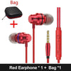 Musttrue M6 Earphone Headphones Headset With Mic Stereo Bass Sound Music Gaming Earbuds For Phones Mp3 3.5Mm Wired Earphones