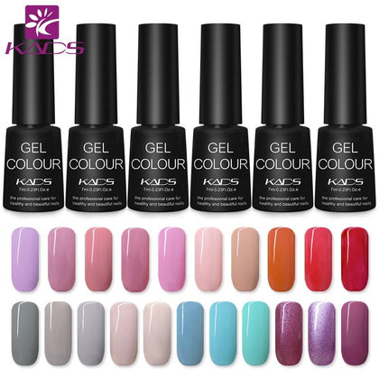 KADS 7ml Nail Gel Polish Top Base Coat LED UV Lamp DIY Nail Art Gel Lacquer nail Polish Nails Lacquers Soak Off Glue Varnish