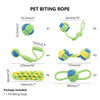 1Pcs Puppy Dog Pet Toy Cotton Rope Chew Knot Dog Toys Tooth Cleaning Resistant To Bite Interactive For Puppy Pet Training Game