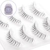 Icycheer Japanese Natural Style False Eyelashes Makeup Ultra Light Air Lashes Extension Handmade Soft Upper And Lower Eyelashes