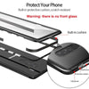 Magnetic Adsorption Phone Case For Samsung Galaxy S9 S8 Plus Note 9 8 Metal Magnet Screen Protector Tempered Glass Flip Cover
