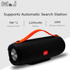 M&J Portable Wireless Bluetooth Speaker Stereo Big Power 10W System Tf Fm Radio Music Subwoofer Column Speakers For Computer