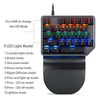 Motospeed K27 V30  Single Hand Mechanical Computer Pc Pubg Gaming Keyboard 27 Key Wired Usb 9 Led Backlit Model Russian Sticker