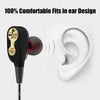 In-Ear Dual Dynamic Driver Headset Hifi Heavy Bass Earbuds Headphone Earphone For Xiaomi Fone De Ouvido Auriculares Mp3 Sport