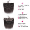 Peruvian Straight Hair Bundles With Frontal Closure Non Remy Human Hair Bundles With Frontal 13X4 Lace Frontal With Bundles