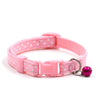 Sale 1Pc New Adjustable Dot Printed Little Dog Collars Cat Puppy Pets Supplies With Bell 6 Colors