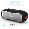 Crdc Bluetooth Speaker 4.2 Waterproof Portable Outdoor Wireless Stereo Mini Column Bass Loudspeakers With Mic For Iphone Xiaomi (Gold)