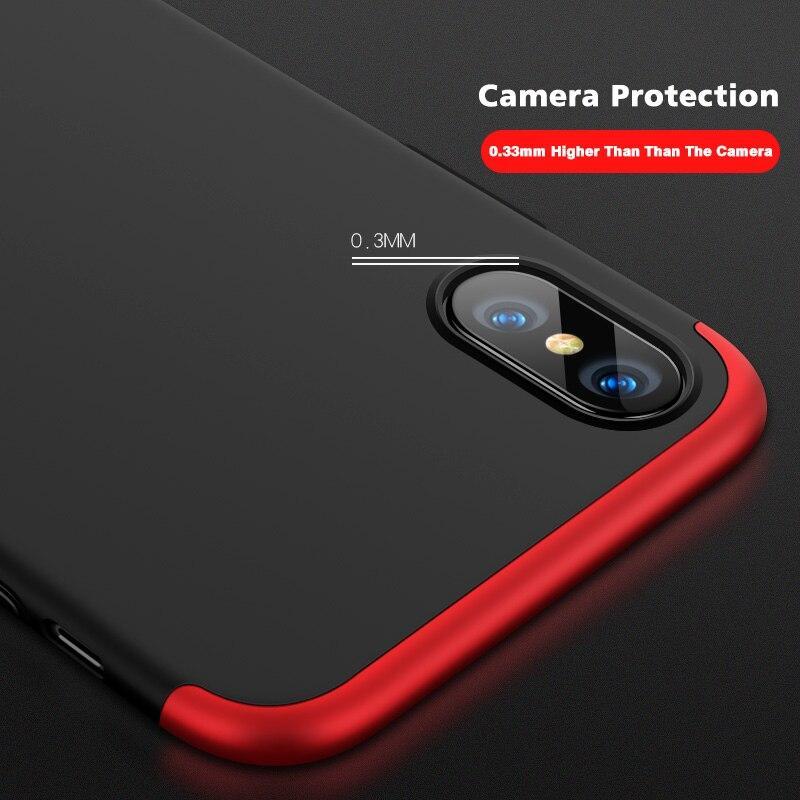Gkk Original Case For Iphone X 10 Case 360 Degree Full Protection Hard Pc 3 In 1 Matte Cover For Iphone X Iphonex Fundas Coque