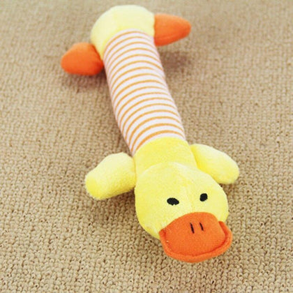 Cute Puppy Cat Squeaker Squeaky Plush Sound Toys Funny Pet DogPlush Chew Throw Squeak Toys New