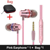 Musttrue M6 Earphone Headphones Headset With Mic Stereo Bass Sound Music Gaming Earbuds For Phones Mp3 3.5Mm Wired Earphones