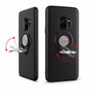 For Samsung Galaxy S9 Plus Case Car Holder Stand Magnet Suction Finger Ring Cover For S7 Edge A8 2018 S8 S10 Plus S10E Note 9 8