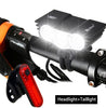 Waterproof Bike Light 3Xt6 Led Front Bicycle Headlight 4 Modes Safety Night Cycling Lamp+Rechargeable Battery Pack+Charger