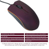 Mini M20 Wired Mouse 1200Dpi Optical Usb 2.0 Pro Gaming Mouse Optical Mice Frosted Surface For Computer Pc Laptop