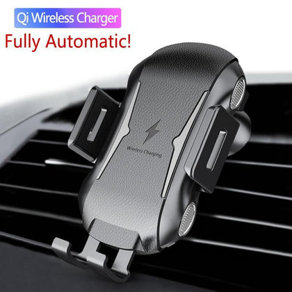 Automatic Car Wireless Charger Stand Bracket for iPhone Xs MAX XR 8 Samsung S9 Note 9 Huawei 10W Car Qi Wireless Fast Charging