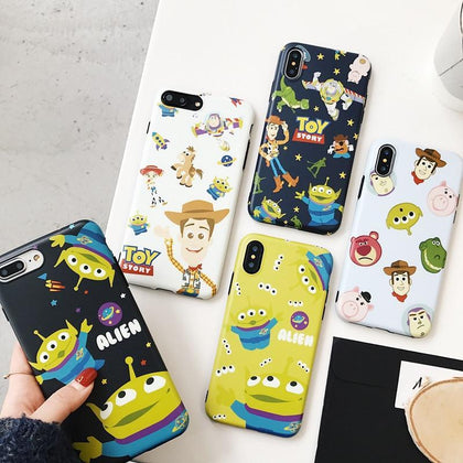 Supre Cute Toy Story Alien Buzz Lightyear Cartoon soft silicone Phone Case for iPhone 6 6s 7 7 Plus 8 X XR XS MAX cover coque