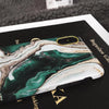 Ink Green Luxury Marble Case For Iphone X Xr Xs Max 7 8 Plus Soft Tpu Silicone Cover Cases For Iphone 8 7 6 6S Plus Back Capa