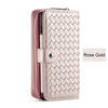 Zipper Removable Wallet Bag Woven Leather Case Cover For Iphone 7 6 6S Plus 5S Samsung Galaxy S8 S9 S10 Plus S7 Edge Note 4/5/9