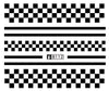 Nail Art Sticker Water Decals Cool English Letter Nails Slider Decorations Accessoires Manicure Foil Adhesive Wraps Polish